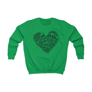 Halloween Heart Kids Sweatshirt