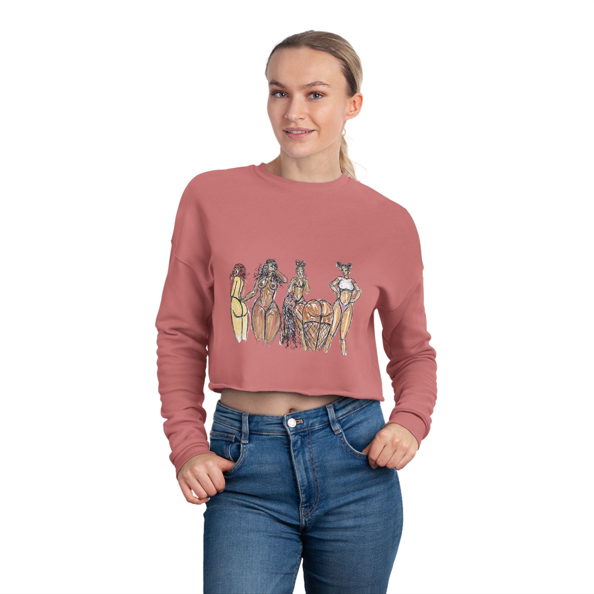 Linktree Women's Cropped Sweatshirt