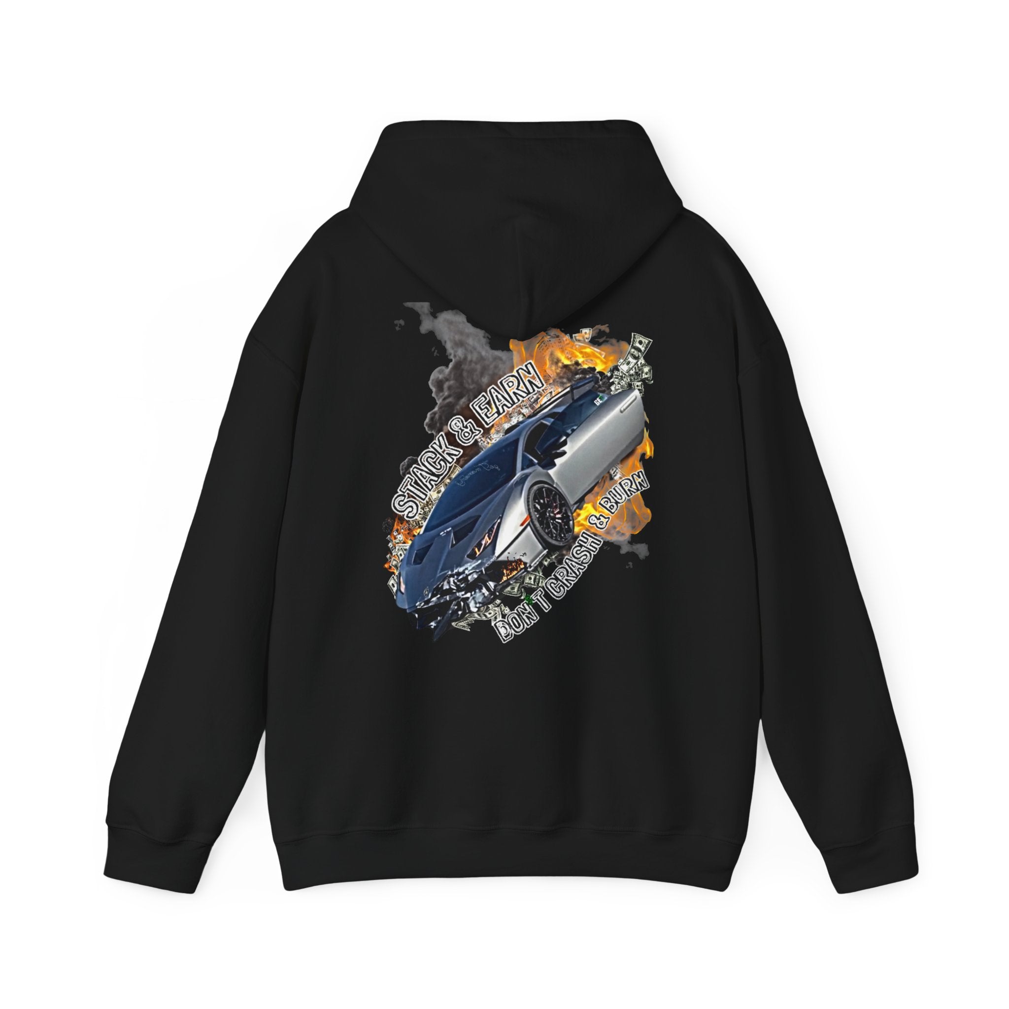 GET$ Crash and Burn Hooded Sweatshirt