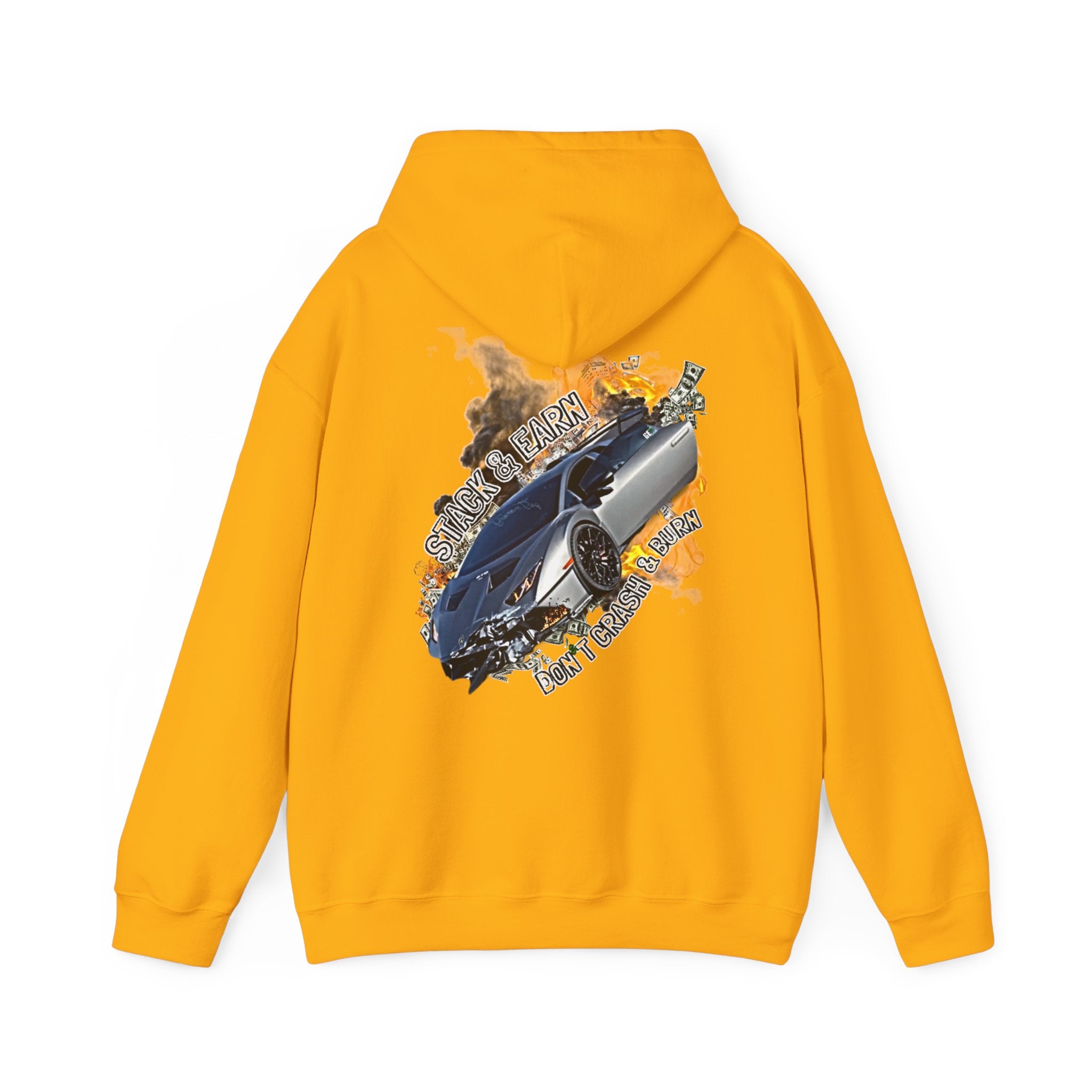 GET$ Crash and Burn Hooded Sweatshirt