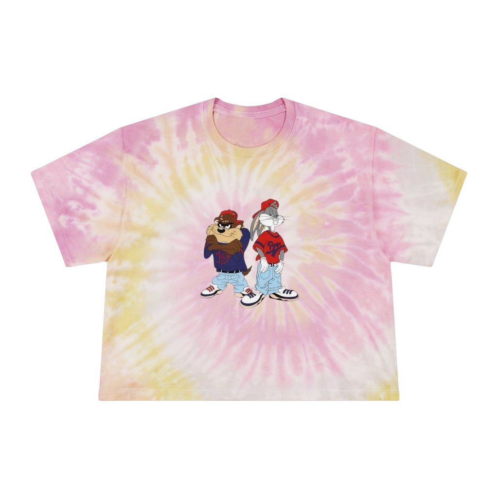 Throwback Women's Tie-Dye Crop Tee