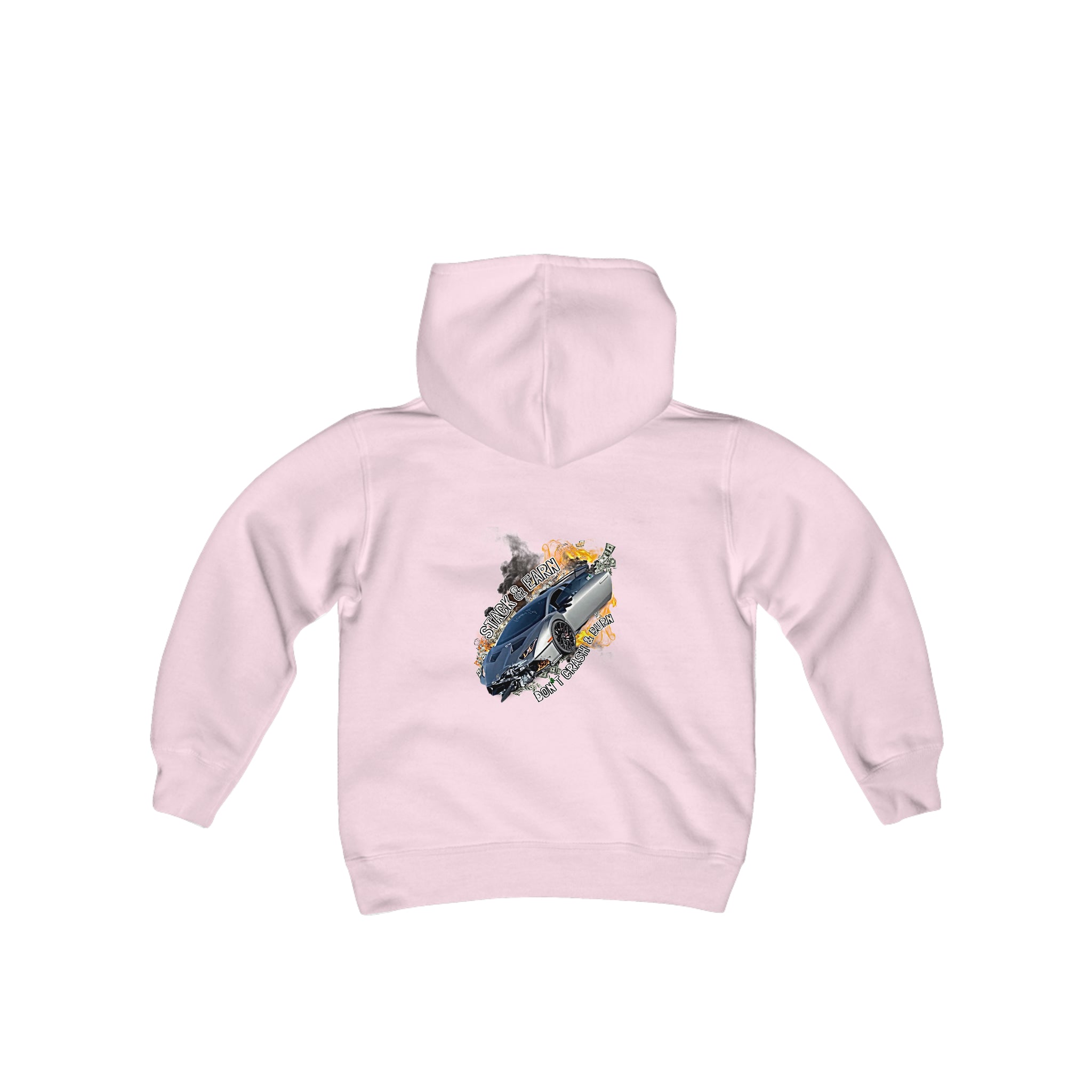 Crash and Burn Youth Fleece Hoodie