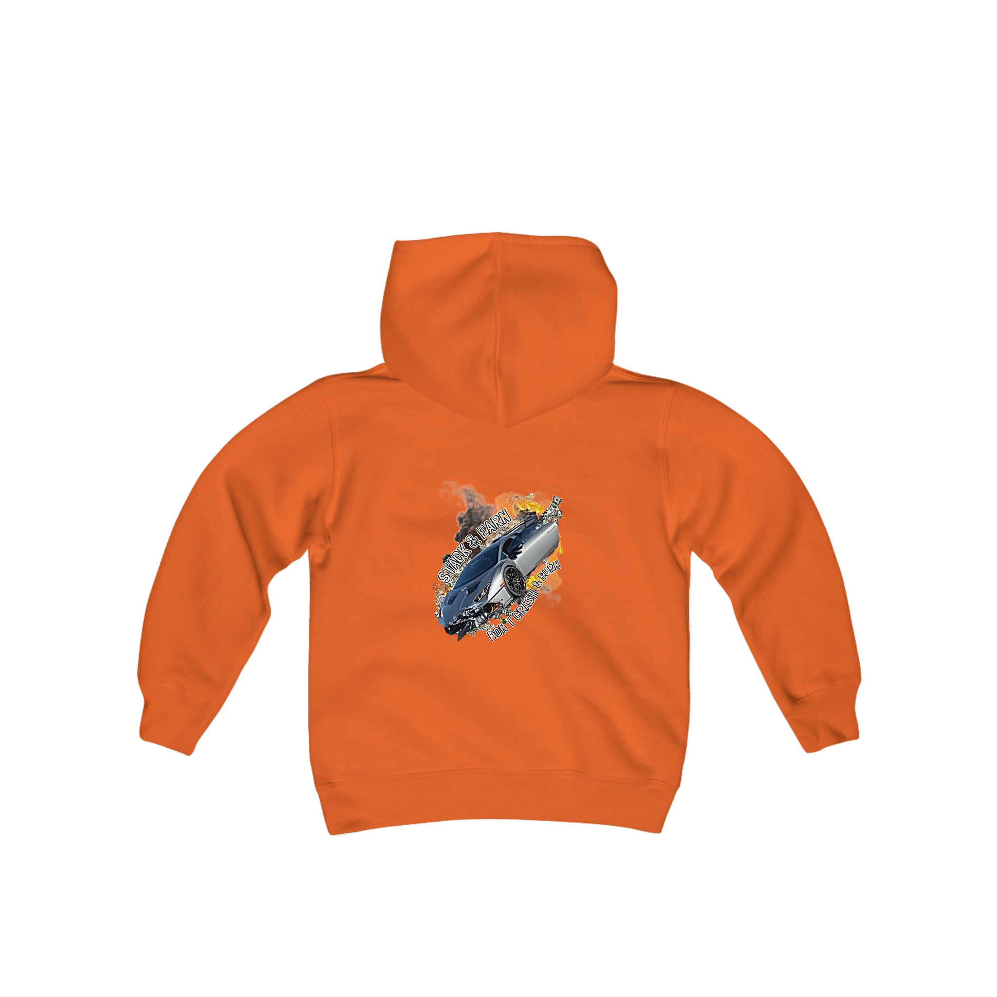 Crash and Burn Youth Fleece Hoodie